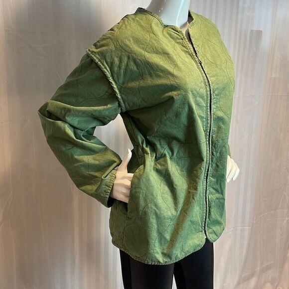 UNIVERSAL THREAD Sage Green Zip Up Jacket Patch Pocket‎ Size M - Picture 3 of 12